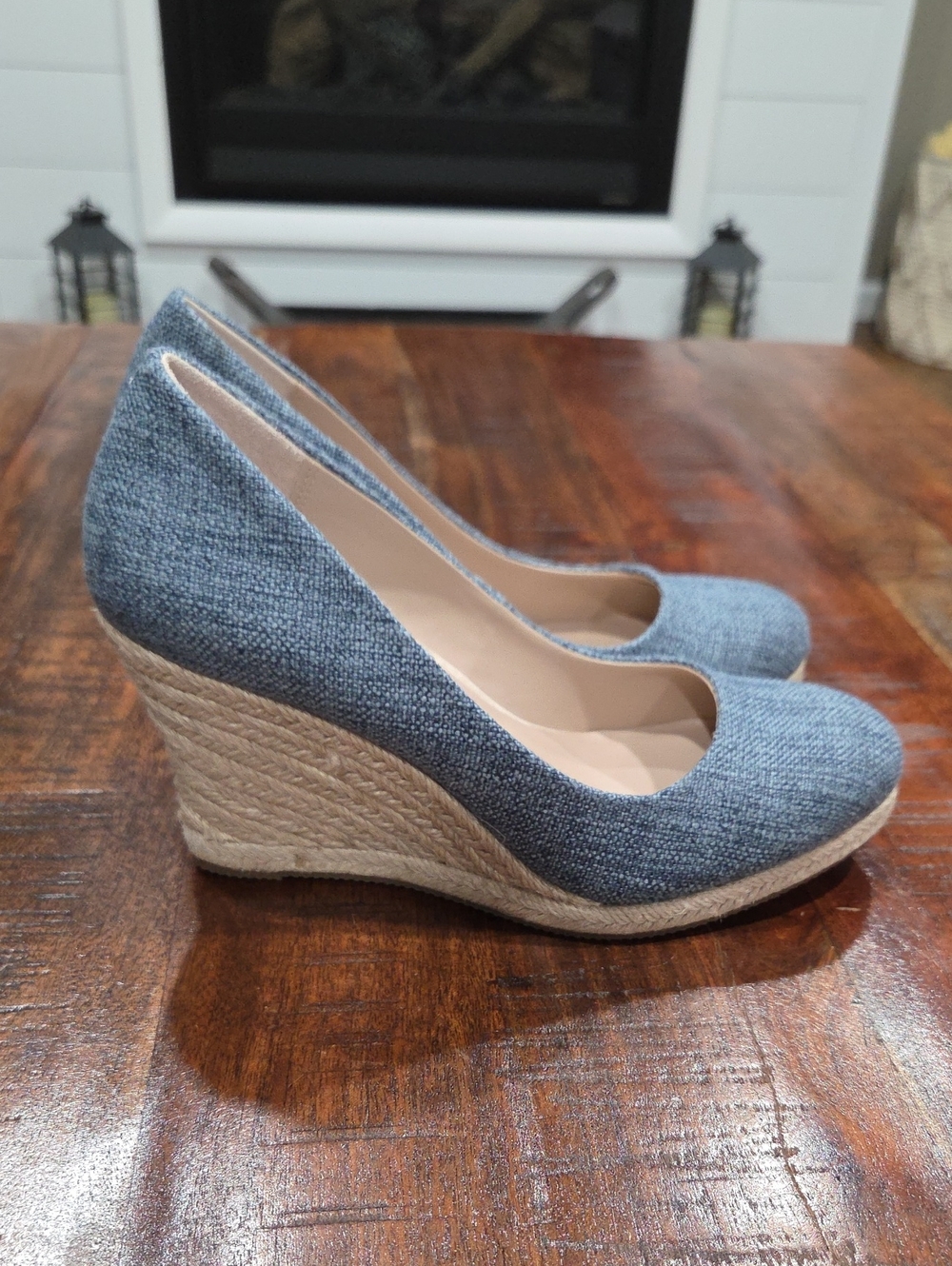 Neiman Marcus NWT Heeled Espadrilles